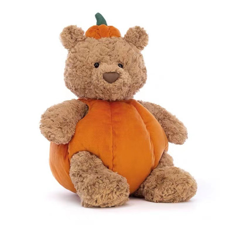 Cute Pumpkin Bear Plushie