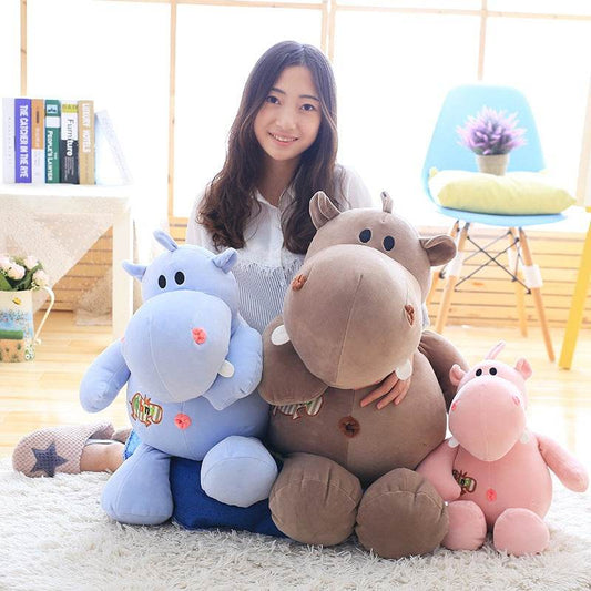 BuyHazel the Happy Hippo Plushie - Goodlifebean Plushies | Stuffed Animals