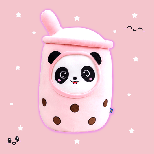 BuyKawaii Panda in Boba Tea Plushie | Bubble Tea Plush - Goodlifebean Plushies | Stuffed Animals