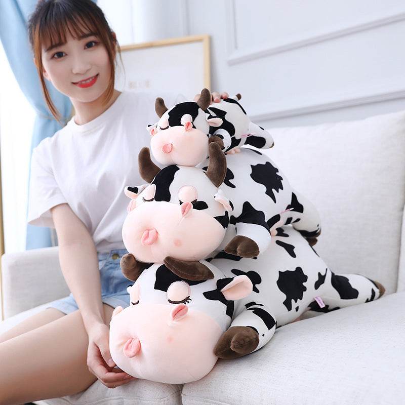 ChonkyCheeks: Adorable Chubby Cow Plush - Goodlifebean