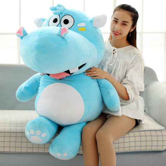 BuyJolly The Jumbo Hippo Plushie - Goodlifebean Plushies | Stuffed Animals