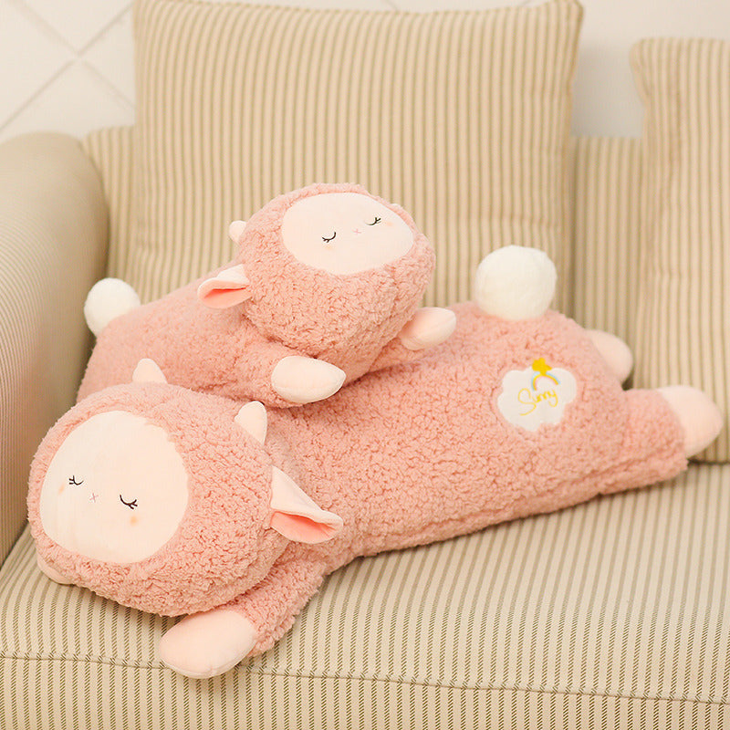 FluffiLamb | Snuggly Kawaii Lamb Plushie – Fuzzy Soft Stuffed Animal.