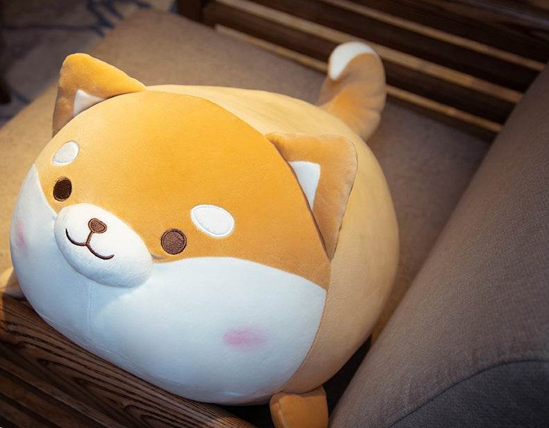 Giant Kawaii Corgi Plushie | Chonky Stuffed Corgi - Goodlifebean