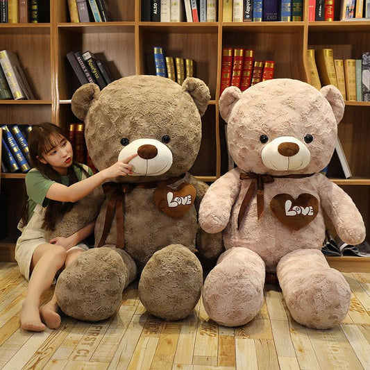 Shop Giant Fuzzy Brown Life Size Teddy Bear( 3ft) - Goodlifebean Plushie | Stuffed Animal