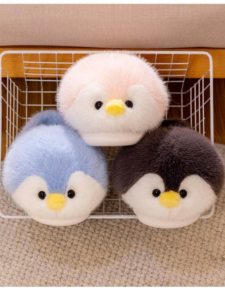 BuyHappy Feet | Kawaii Penguin Plush Slippers - Goodlifebean Plushies | Stuffed Animals