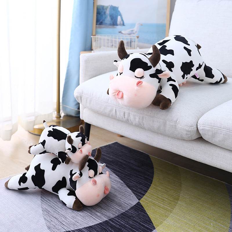 ChonkyCheeks: Adorable Chubby Cow Plush - Goodlifebean