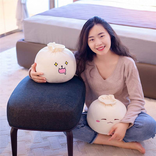 Cute Bun Plushie | Stuffed Dimsum Plush - Goodlifebean Stuffed Animals