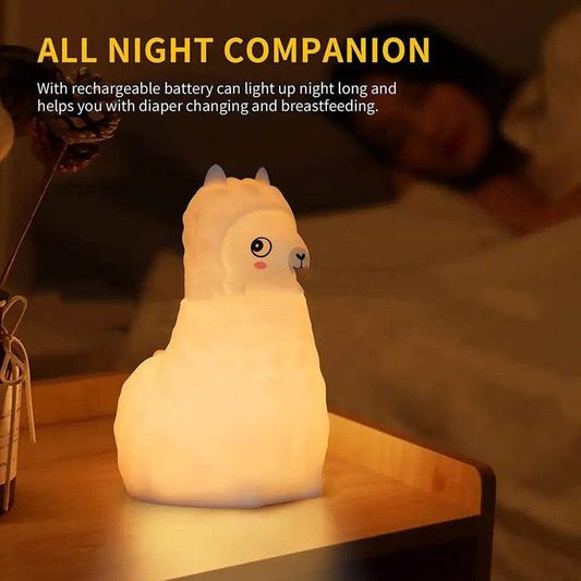 Shop Kawaii Alpaca Night Light - Goodlifebean Plushie | Stuffed Animal