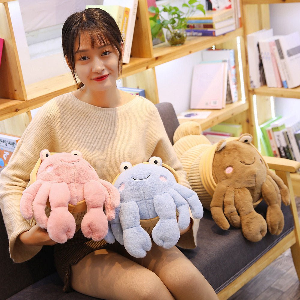 Shelly: Kawaii Crab Plushie | Stuffed Animal Crab - Goodlifebean stuffed animals