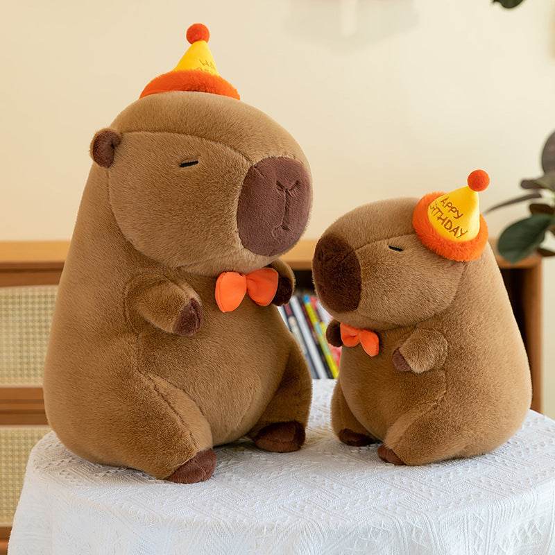 Cappy: Happy Birthday Capybara Plushie - Goodlifebean Stuffed Animals