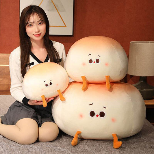BuyKawaii Steamed Bao Bun Plushie - Goodlifebean Plushies | Stuffed Animals