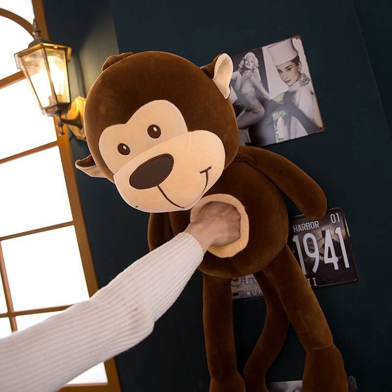 Giant Monkey Plushie | Large Stuffed Animal Monkey - Goodlifebean
