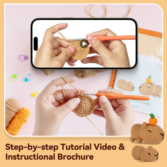DIY Capybara Crochet - Goodlifebean Activity Toys