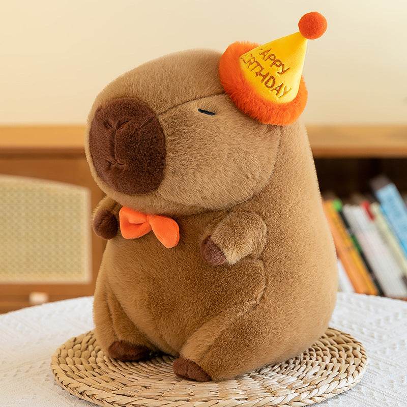 Cappy: Happy Birthday Capybara Plushie - Goodlifebean Stuffed Animals