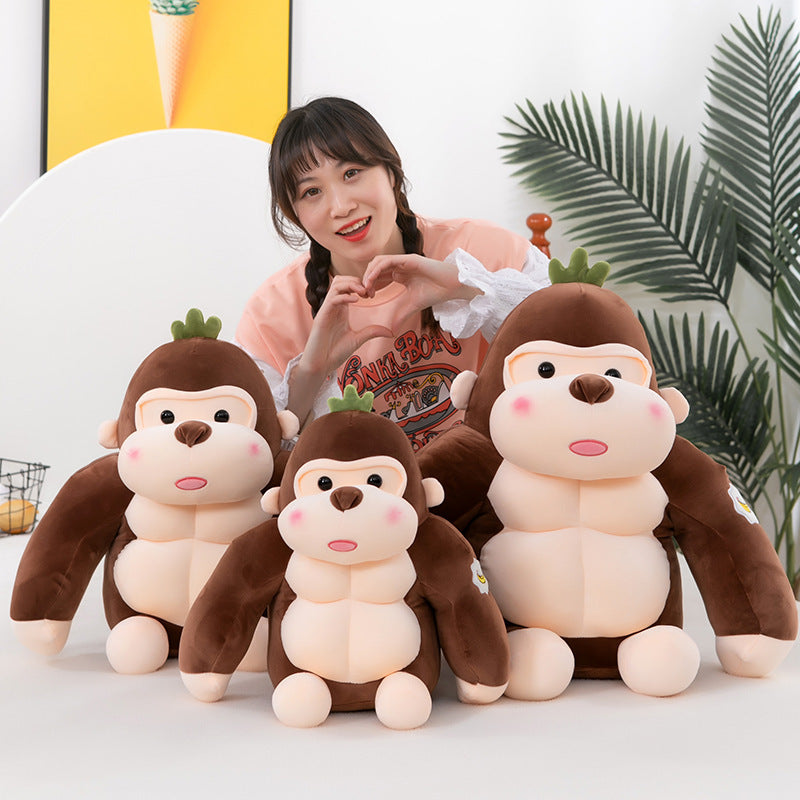 Kane: Buffed Up Gorilla Plushie | Big Gorilla Stuffed Animal