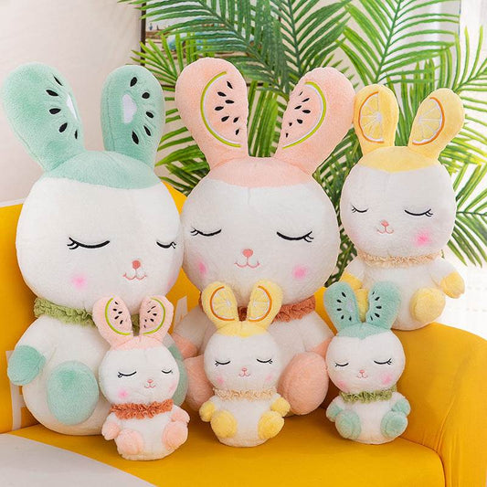 BuyMelonBunny: Kawaii Bunny Plushie with Watermelon Head - Goodlifebean Plushies | Stuffed Animals
