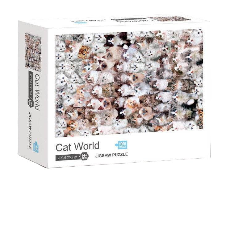 Purrplexing Delight: 1000 pieces Cat Puzzle for Adult (Impossible) - Goodlifebean Toys & Games