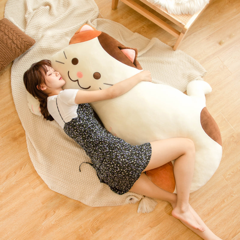 Kawaii Cat Body Pillow Plush