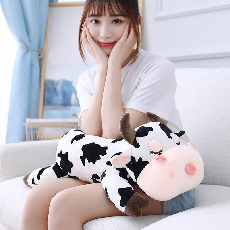 ChonkyCheeks: Adorable Chubby Cow Plush - Goodlifebean