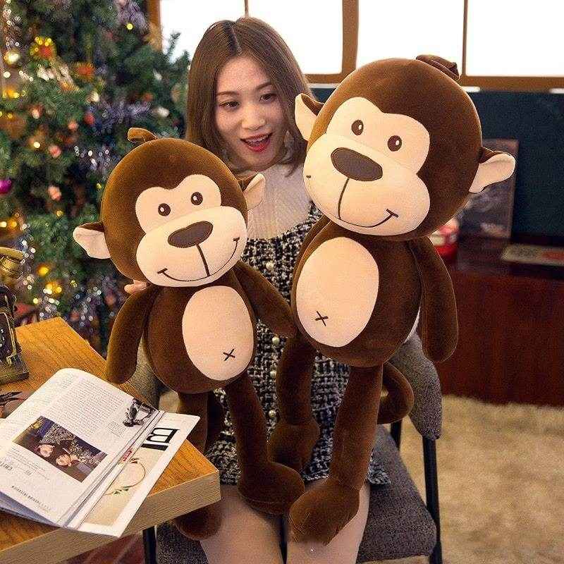 Giant Monkey Plushie | Large Stuffed Animal Monkey - Goodlifebean stuffed animals