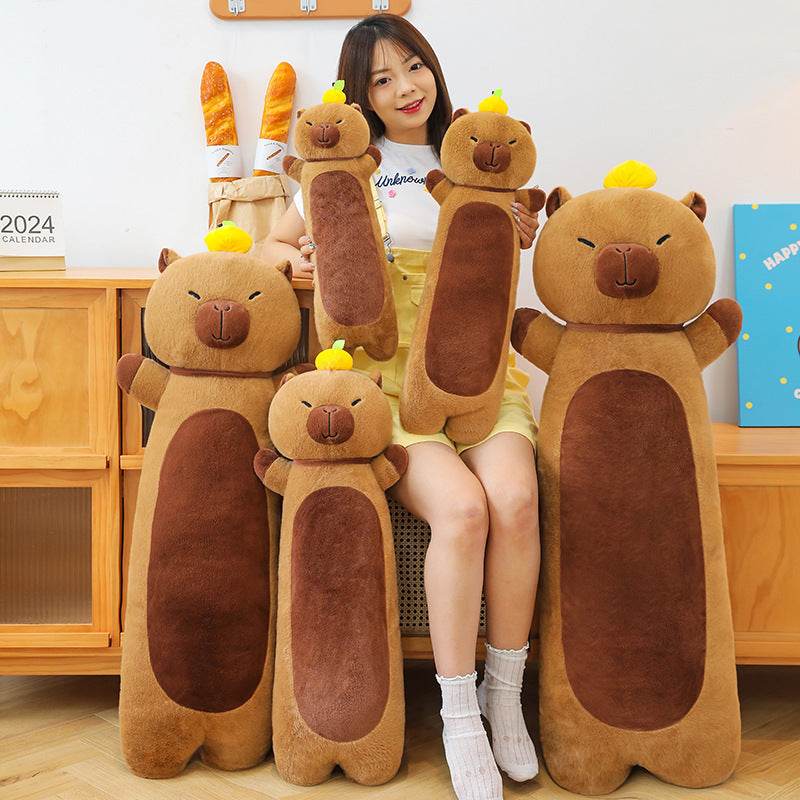 BuyGiant Capybara Body Pillow Plush | Capybara Plushie - Goodlifebean Plushies | Stuffed Animals