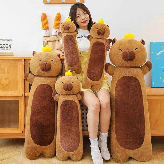 Giant Capybara Body Pillow Plush | Capybara Plushie - Goodlifebean Stuffed Animals