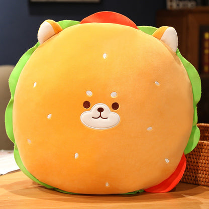 Shop Kawaii Stuffed Hamburger Plushie - Stuffed Animals Goodlifebean Plushies | Stuffed Animals