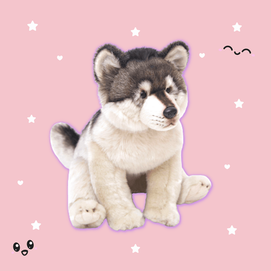 Shop Willow the Wolf Plushie - Goodlifebean Plushie | Stuffed Animal