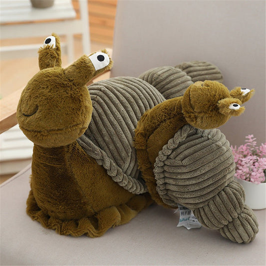 Slowie: The Snuggly Snail Plushie | Stuffed Animal Snail - Goodlifebean Stuffed Animals