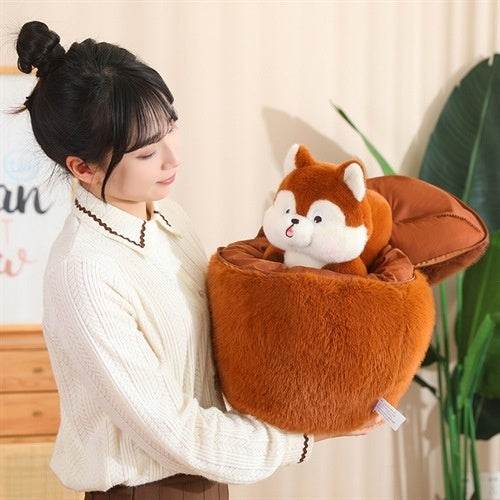 Nutkin: Surprise Inside Squirrel/Nutty Plushie - Goodlifebean Stuffed Animals