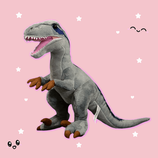 Shop Rex The Velociraptor Plush Toy: Stuffed Dinosaur Animal - Goodlifebean Plushie | Stuffed Animal