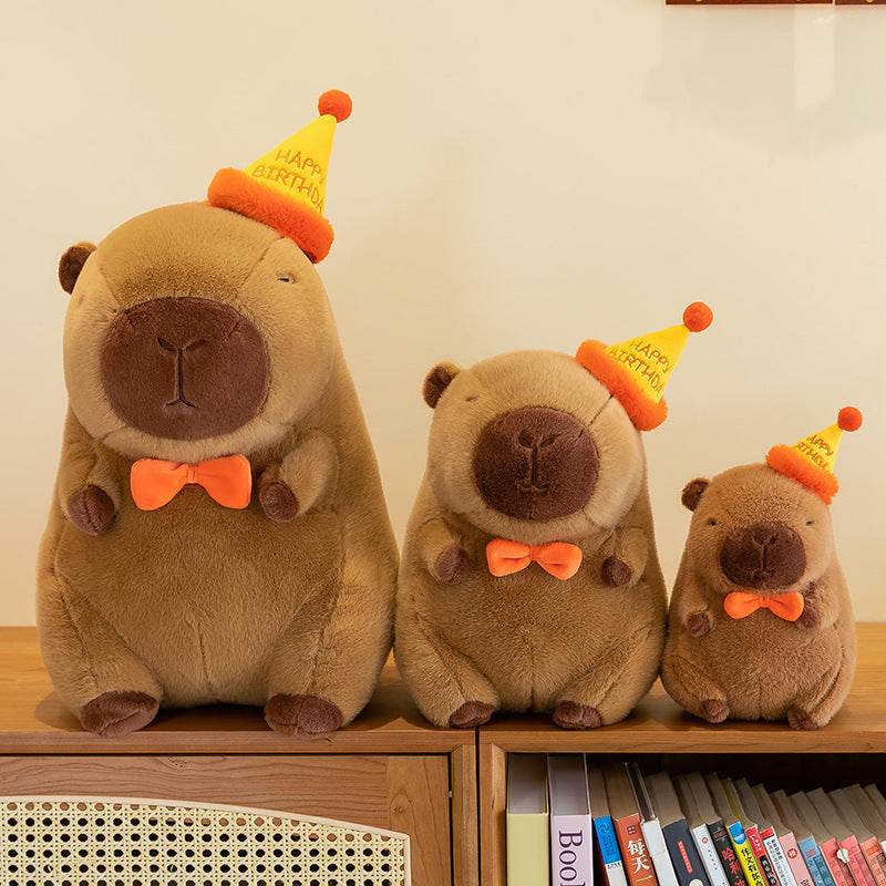 Cappy: Happy Birthday Capybara Plushie - Goodlifebean Stuffed Animals