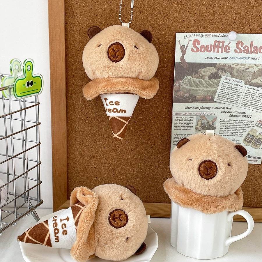 CapyCream: Mini Capybara Flavored Ice-cream Plushie - Goodlifebean