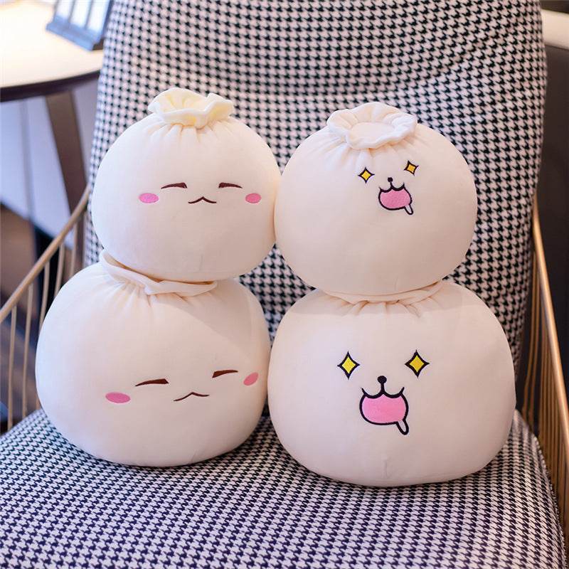 BuyBaoBao: Kawaii Fluffy Bao Plushie | Squishy Stress Relief Plushie - Goodlifebean Plushies | Stuffed Animals