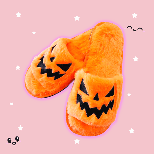 BuySpooky Snuggles Halloween Slippers - Goodlifebean Plushies | Stuffed Animals