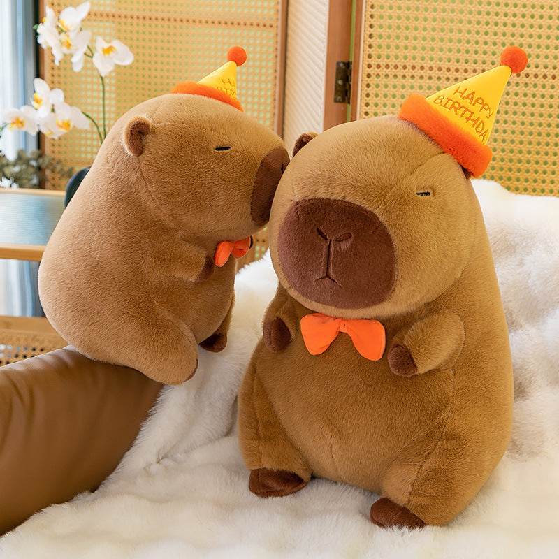 Cappy: Happy Birthday Capybara Plushie - Goodlifebean Stuffed Animals