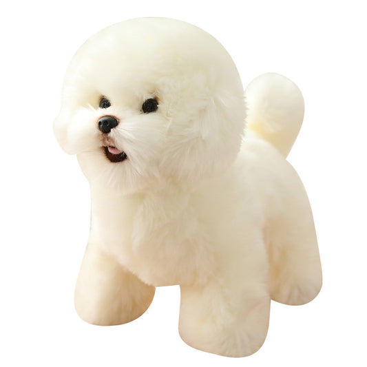 Shop Cute Bichon Frise Puppy Plushie | Stuffed Animal Bichon Frise - Goodlifebean Plushie | Stuffed Animal