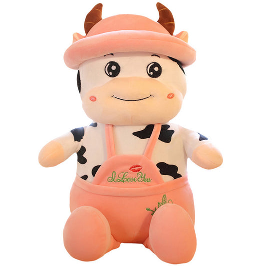 Cute Swiss Cow Plushie | Giant Stuffed Animal Cow