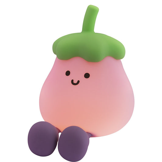 Shop Kawaii Eggplant Lamp - Goodlifebean Plushie | Stuffed Animal