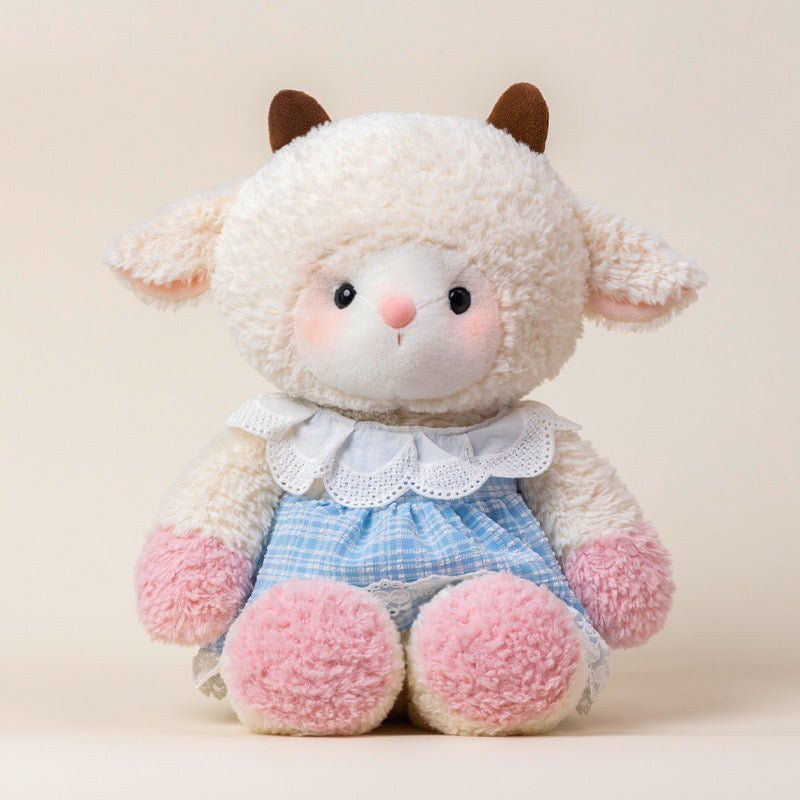 Lala: Cute White Lamb Stuffed Animal | Mini lamb Plushie - Goodlifebean Stuffed Animals