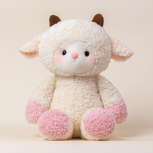 Lala: Cute White Lamb Stuffed Animal | Mini lamb Plushie