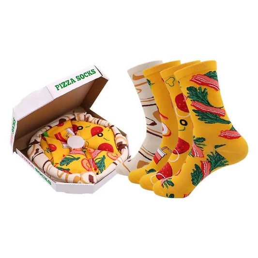 Shop Cute Cozy Pizza Socks - Goodlifebean Plushie | Stuffed Animal