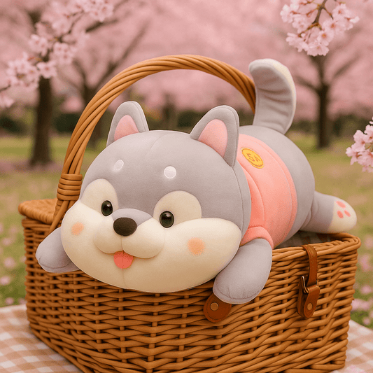 Gigi: Giant Husky Body Pillow Plushie - Goodlifebean 0