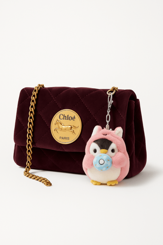 Popo Bean™ – Kawaii Penguin Plush Keychain Charm | Kawaii Keychain Plush - Goodlifebean Keychains