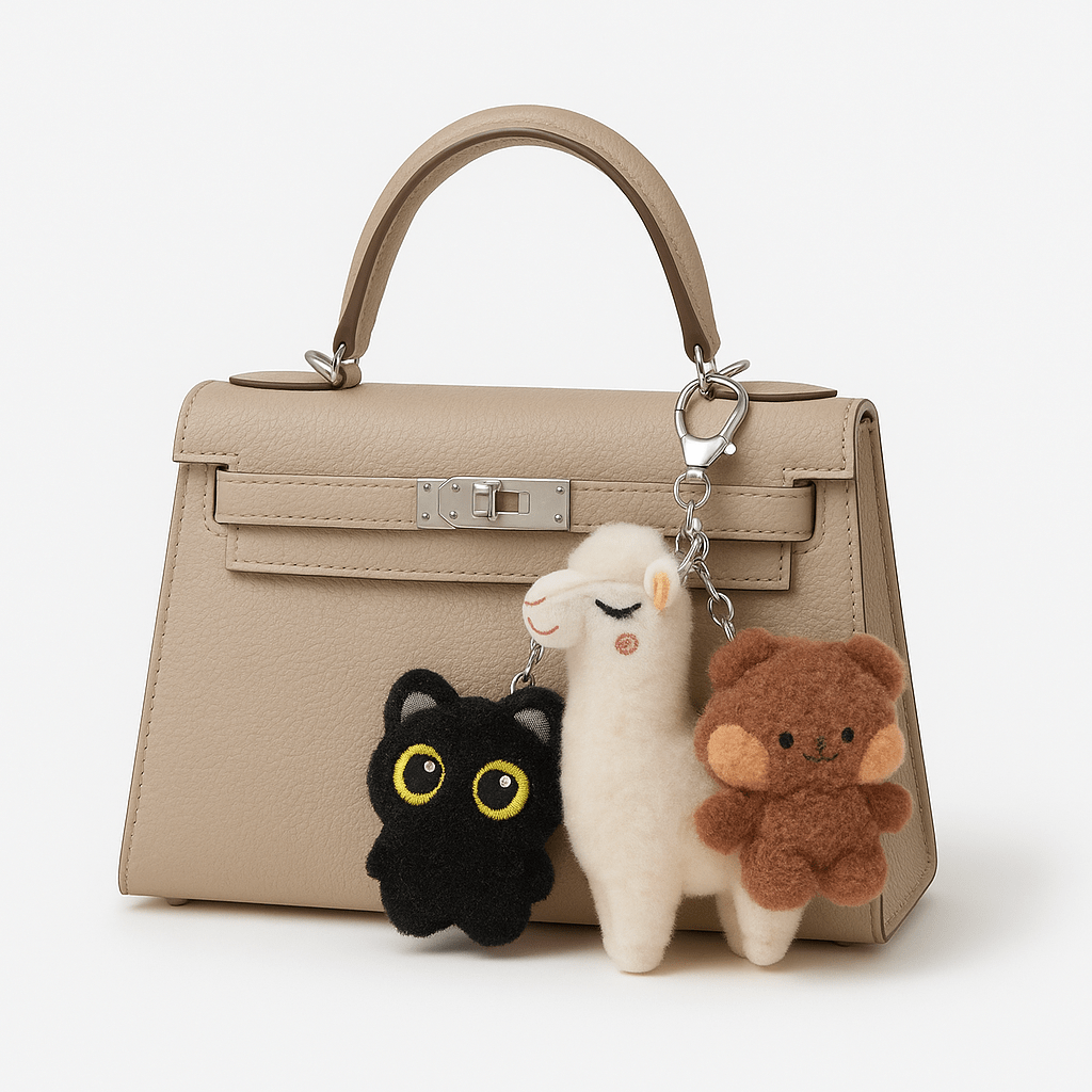 Alpi The Alpaca | Kawaii Plush Alpaca Bag Charm | Lil Beans Keychain - Goodlifebean Keychains