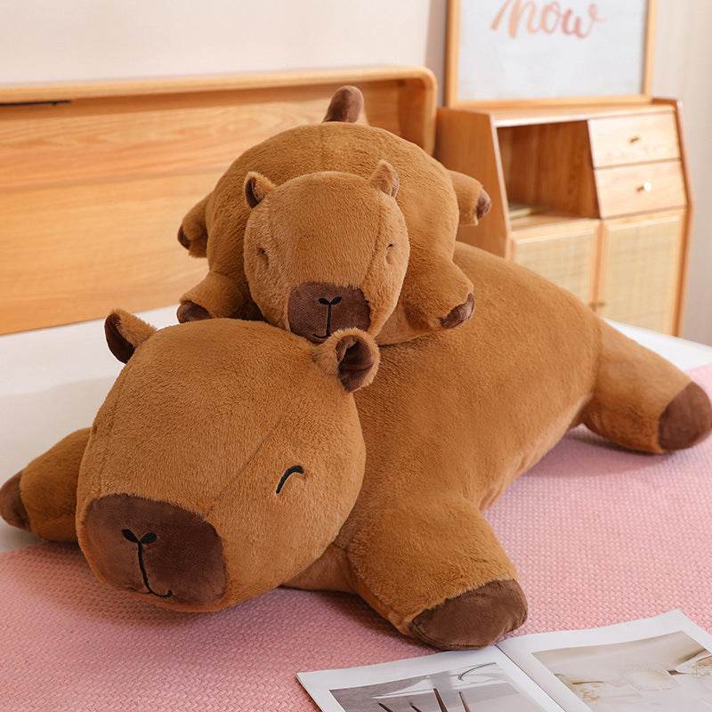 BuyWorld's Largest Capybara Plushie | Giant Capybara Plushie | 4.5 ft - Goodlifebean Plushies | Stuffed Animals