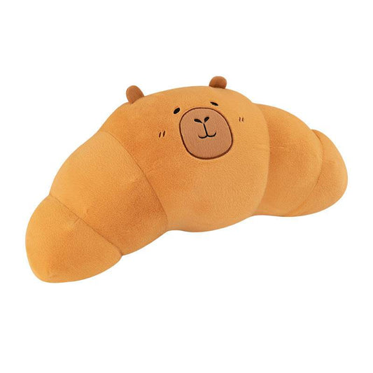 Shop Caprissant: The Buttery Soft Capybara Croissant Plushie | Cute Capybara Plushie - Goodlifebean Plushie | Stuffed Animal