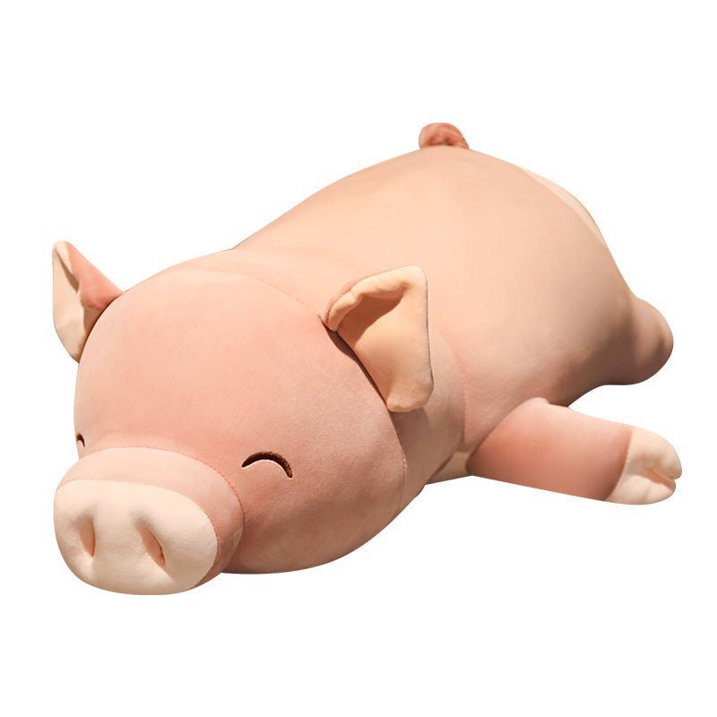 Peppe: JUMBO Pink Pig Plushie | Weighted Emotional Support Plushie - Goodlifebean Stuffed Animals