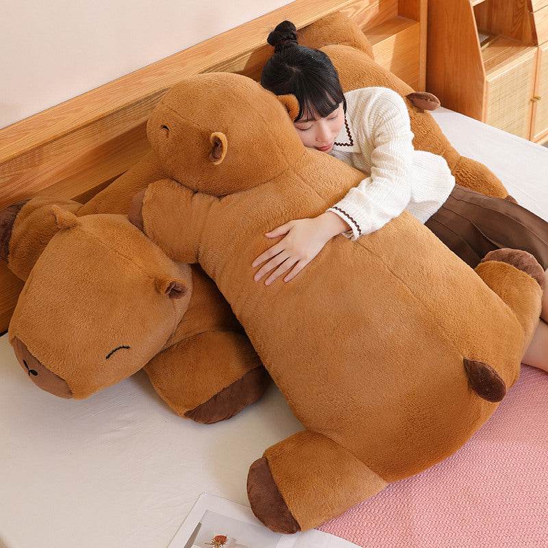 BuyWorld's Largest Capybara Plushie | Giant Capybara Plushie | 4.5 ft - Goodlifebean Plushies | Stuffed Animals