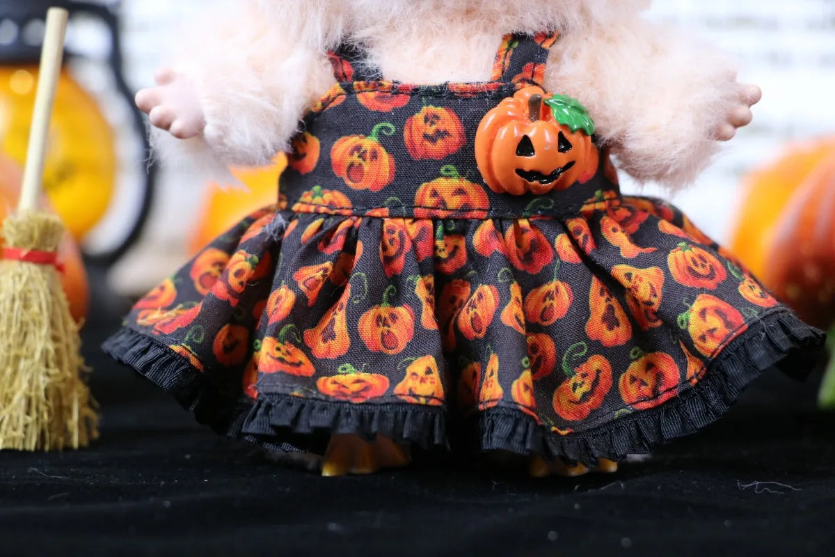 Handmade Rare Pumpkin Patch Labubu Outfit